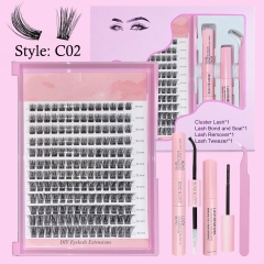 C02 DIY Cluster Lash Pro Kit (8mm-16mm) D curl