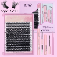 XZY01 DIY Cluster Lashes ( 168 clusters, D curl)