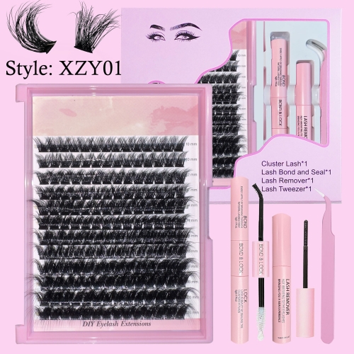 XZY01 DIY Cluster Lashes ( 168 clusters, D curl)