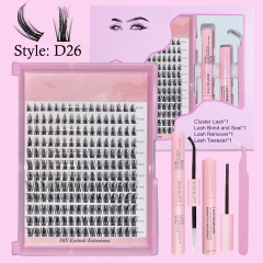 D26 DIY Cluster Lashes (8-16MM, D Curl ) Spike Lashes