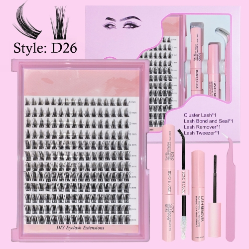 D26 DIY Cluster Lashes (8-16MM, D Curl ) Spike Lashes