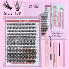40P DIY Cluster Lashes