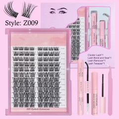 Z009 DIY Cluster Lashes (D curl ,8mm-16mm, 96 clusters)