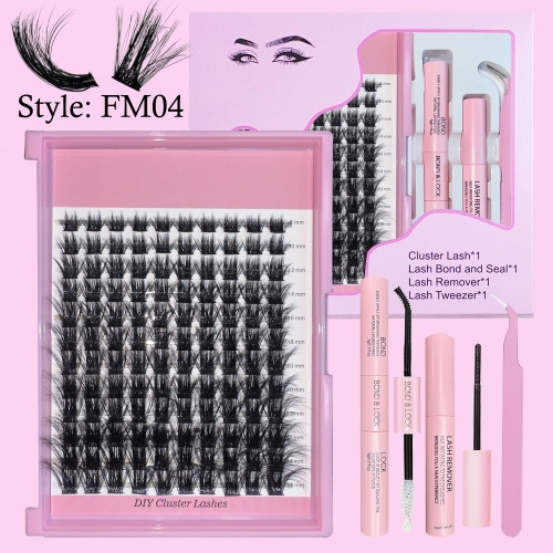 FM04 DIY Cluster Lashes (8mm-24mm) 3D Curl Mega Volume