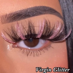 VIRGIN GLITTER（25MM GLITTER TWO TONE MINK）