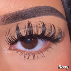 BERRY 20mm Wet Lashes (Spike Lashes)