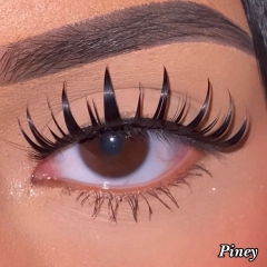 PINEY 18mm Wet Lashes (Spike Lashes)