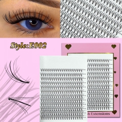 E002 DIY Cluster Lashes D curl (8mm-16mm) Home Lash Extension Pink