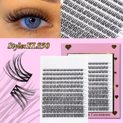 KLS50 DIY Cluster Lashes D curl (8mm-16mm) Home Lash Extension Pink
