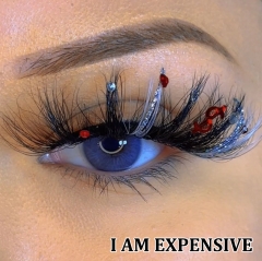 I AM EXPENSIVE (25mm Glitter Lashes)