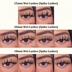 50 packs Fairytail / Wet Lashes with Spikes WHOLESALE (25mm 20mm 18mm)