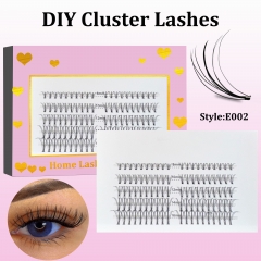 E002 Spike DIY Cluster Lashes (8mm-16mm) D curl