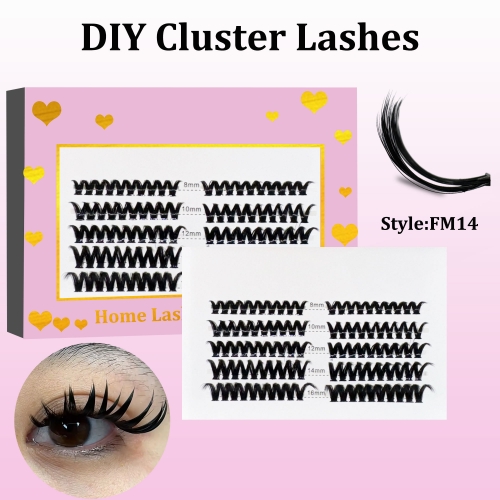 FM14 DIY Cluster Lashes (8-16MM) D curl 120 Clusters