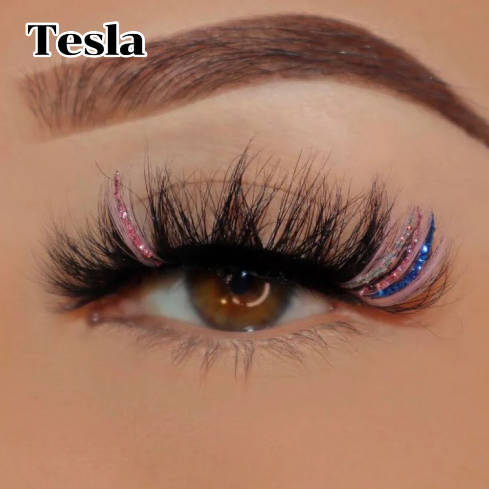 Tesla（18MM GLITTER TWO TONE MINK）