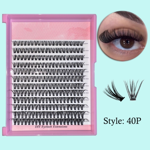 （USA ONLY）40P DIY Cluster Lashes