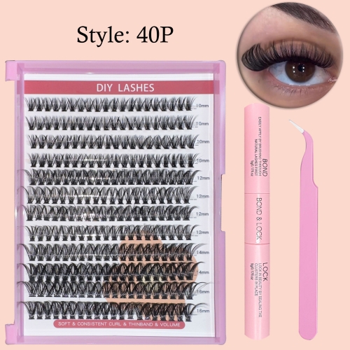 40P DIY Cluster Lashes