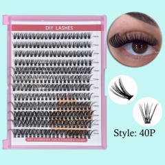 40P DIY Cluster Lashes