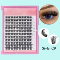 C9 DIY Cluster Lashes mixed lengths 8mm-16mm D Curl