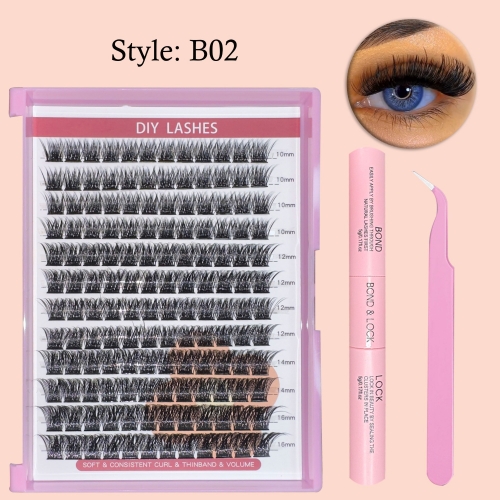 B02 DIY Lash Extension mixed (8mm-16mm)