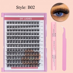 B02 DIY Lash Extension mixed (8mm-16mm) KIT