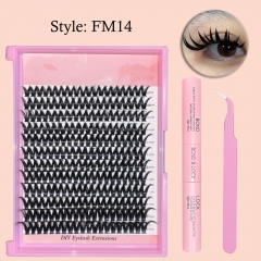 FM14 DIY CLUSTER LASHES (8mm-16mm) D Curl KIT