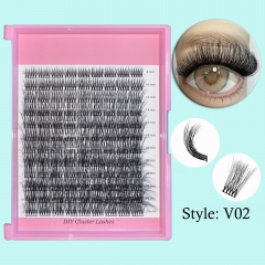 V02 DIY Cluster Lashes (8mm-24mm) 3D Curl Mega Volume