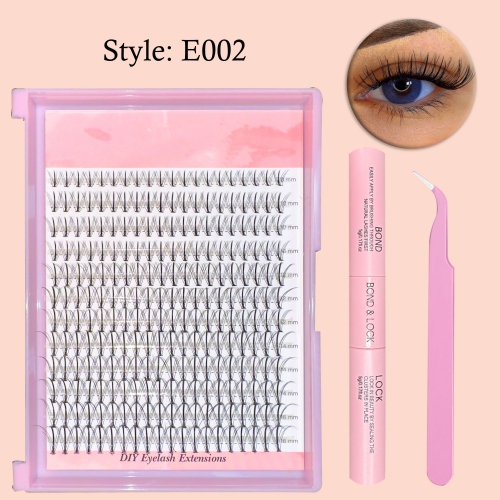 E002 Spike DIY Cluster Lashes (8-24mm, D curl) Spike DIY Lashes