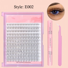 E002 Spike DIY Cluster Lashes (8-24mm, D curl) Spike DIY Lashes KIT