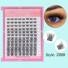 Z008 DIY Cluster Lashes (D curl ,8mm-16mm, 96 clusters)