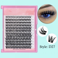 D27 DIY Cluster Lashes (8-16MM, D curls) 96 clusters for nearly 10 pairs eyes