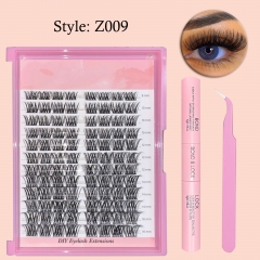 Z009 DIY Cluster Lashes (D curl ,8mm-16mm, 96 clusters) KIT