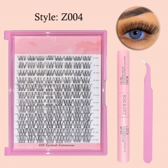 Z004 DIY Cluster Lashes (D curl ,8mm-16mm, 96 clusters) KIT