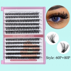 60P+80P DIY CLUSTER LASHES