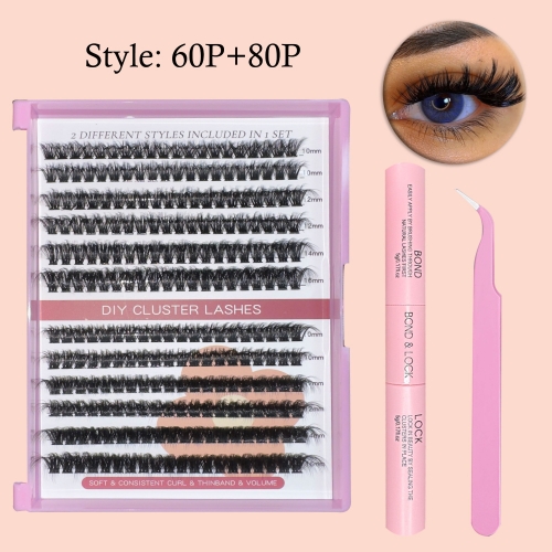 60P+80P DIY CLUSTER LASHES