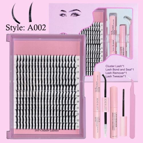A002 DIY Spike Cluster Lashes (13mm-22mm) Super Long perfect for Mega Volume Spikey Lash Extensions