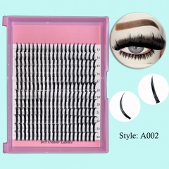 A002 DIY Spike Cluster Lashes (13mm-22mm) Super Long perfect for Mega Volume Spikey Lash Extensions