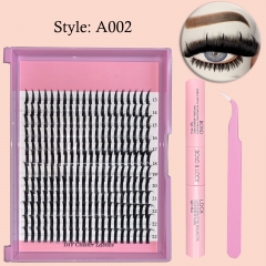 A002 DIY Spike Cluster Lashes (13mm-22mm) Super Long perfect for Mega Volume Spikey Lash Extensions KIT