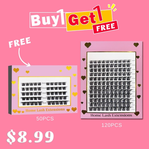 C9 DIY Cluster Lashes D curl (8mm-16mm) Home Lash Extension