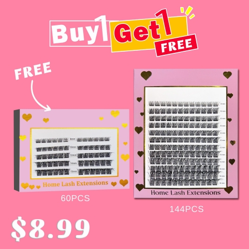 B03 DIY Cluster Lashes D curl (8mm-16mm) Home Lash Extension