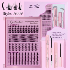 A009 Cluster Pro Kit : Bottom Clusters 3 styles and Spike Cluster 1 style Mixed