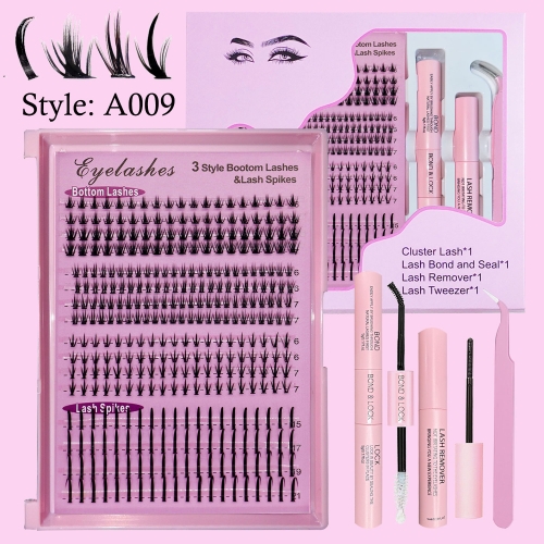 A009 Bottom Clusters 3 styles and Spike Cluster 1 style Mixed