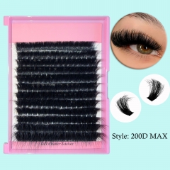 "200D MAX" 14mm-24mm Super Wispy and Curly Mega Volume