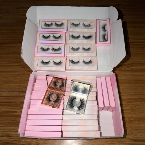 Mink Lash Blink Box : 40 pairs 3D Mink Lashes ,Both Natural & Dramatic