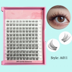 "A011" Clear Band Natural Clusters perfect daily wear 8mm-18mm