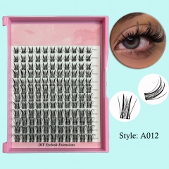 "A012" Clear Band Anime Natural Clusters 8mm-18mm
