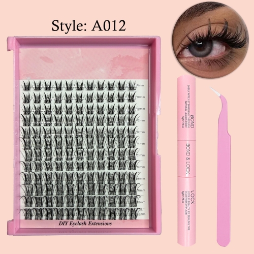 "A012" Clear Band Anime Natural Clusters 8mm-18mm