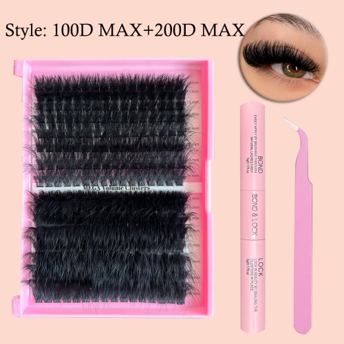 "A010" 100D Max + 200D Max, 12mm to 26mm, Dramatic and Wispy