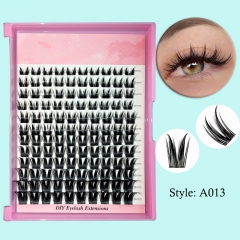 “A013” Clear Band Bunny Cluster Lashes Anime Look 8mm-18mm