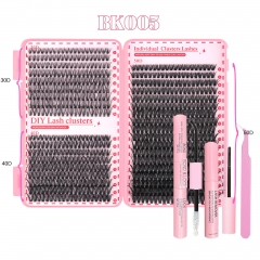 BK005 DIY Cluster Eyelash Book 3 styles mixed