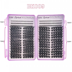 BK009 DIY Cluster Eyelash Book 4 styles mixed